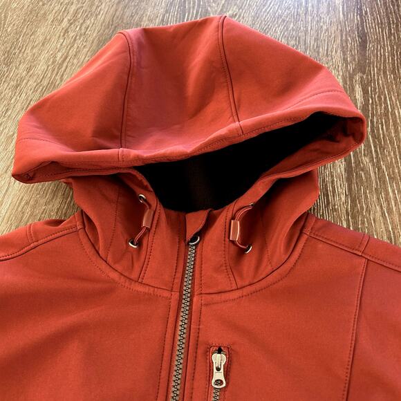 Mondetta Outdoor Project Adventure Dark Orchid Jacket Hooded Softshell S/P VGUC - Picture 11 of 13